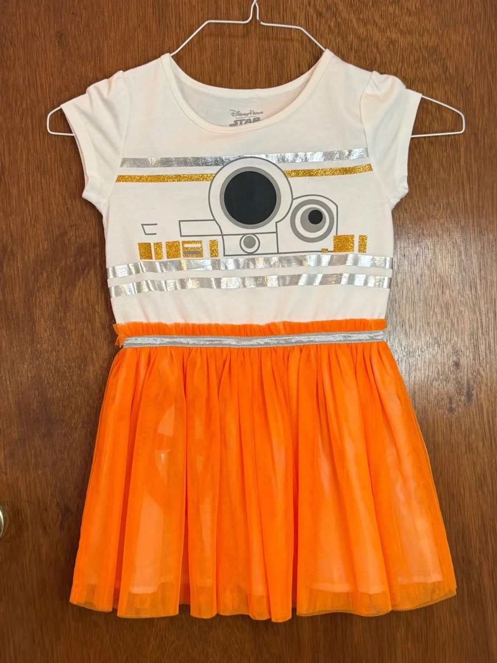 Disney Parks Star Wars BB-8 Tulle Dress Girls Size Small (S) Like New